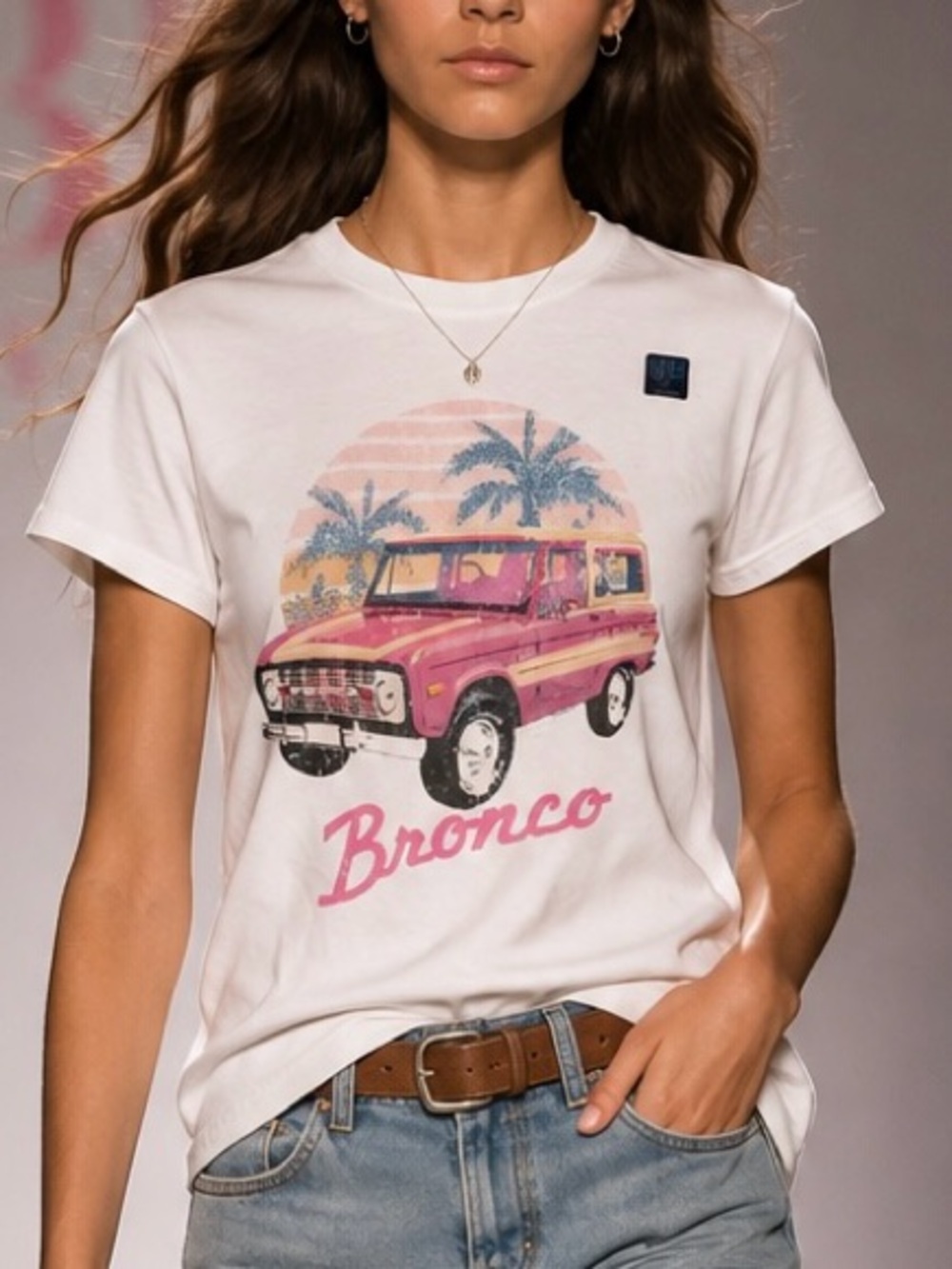 GB Girls Ford Bronco Retro Graphic Tee XL NWT